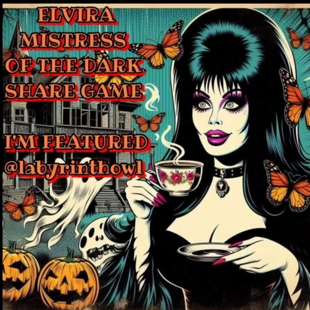 Sweet dreams and screams. Yours Cruelly, Elvira mistress of the dark🖤💤💋 - Picture 5 of 16